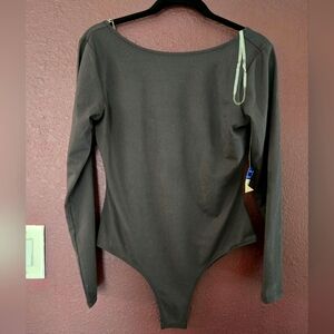 Arizona Long Sleeve Black Bodysuit